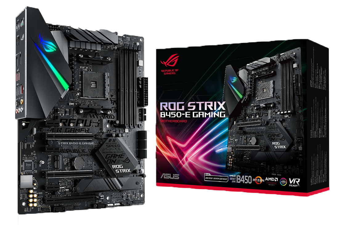 Asus ROG Strix B450-E GAMING AM4 AMD B450 SATA 6Gb/s USB 3.1 HDMI ATX AMD Motherboard