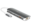 J5 Create JCD383 USB-C 9-in-1 Multi Adapter-HDMI / Ethernet / USB™ 3.1 / PD 3.0 / Memory Card Reader / Writer