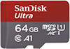 Sandisk Ultra MicroSDHC 64GB UHS-I 100MB/s without Adapter SDSQUNR-064G-GN3MN 7-Years Local Warranty