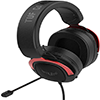 Asus TUF Gaming H7 Core Gaming Red Headset 53 mm Essence Drivers Dual Microphone 2-Years