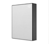 Seagate One Touch 4TB Silver Portable External Hard Disk Drive with Password Protection STKZ4000401