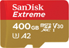 SanDisk Extreme microSD 400GB V30 U3 A2 UHS-I Card Read Up To 160MB/s, Write Up To 90MB/s SDSQXA1-400G-GN6MN