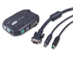 Edimax EK-PSK4 4Port PS/2 KVM Switch w/4set Cable