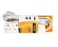Targus Smart Surge Protector 6 Way Power Extension + 4 USB Charging APS1101AP