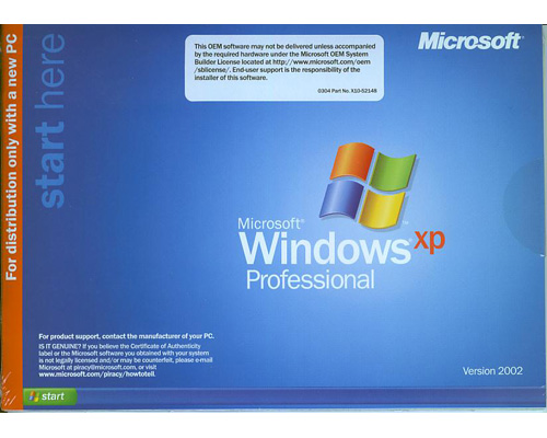 Microsoft Windows XP Pro x64 (OEM)