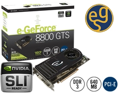 EVGA Geforce 8800 GTS KO ACS3 320MB PCIE