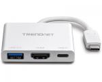 TRENDnet  USB-C to HDMI with Power Delivery and USB 3.0 Port TUC-HDMI3