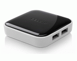 Belkin F4U020ak 4-Port Powered Desktop Hub