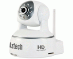 Aztech WIPC410HD Wireless-N Enhanced HD IP Camera with Pan/Tilt 960p 1.3 Mpixel / 2-Way Audio / Night Vision / MicroSD Slot Support 64GB  / View 4 Cameras On Phone / 2 Years Local Warranty