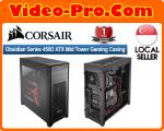 Corsair Obsidian Series 450D Black Brushed Aluminum and Steel ATX Mid Tower Gaming Casing CC-9011049-WW
