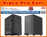 SilverStone Precision PS15 Black Micro ATX Case, T/G Window SST-PS15B-G