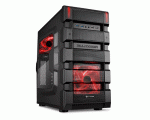 Sharkoon BD28 Red LED Midi Tower ATX Case