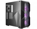 Cooler Master MasterBox TD500 RGB ATX Mid Tower Case with Three Dimensional Diamond-Cut Design and RGB Fans w/RGB Controller Included MCB-D500D-KANN-S00