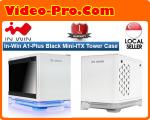In-Win A1-Plus White Mini-ITX Tower with Integrated RGB Lighting 650W PSU / Qi 1.2 10W Wireless Phone Charger Computer Chassis Cases w/2 Sirius Loop ASL120 Fans IW-A1PLUS-WHITE
