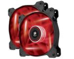 Corsair Air Series AF120 LED Red Quiet Edition High Airflow 120mm Fan - Twin Pack CO-9050016-RLED