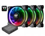 Thermaltake Riing Plus 12 RGB Tt Premium Edition 120mm Software Enabled Case/Radiator Fan -Triple Pack- CL-F053-PL12SW-A