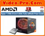 AMD Ryzen 7 3700x 8-Core 3.6 GHz (4.4GHz Turbo) Socket AM4 Processor w/Wraith Prism Cooler Cooler 100-100000071BOX