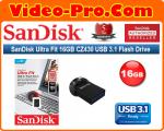 SanDisk Ultra Fit 16GB CZ430 USB 3.0 Flash Drive High Performance up to 130MB/s SDCZ430-016G-G46 5-Years Local Warranty