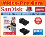 SanDisk Ultra Fit 128GB CZ430 USB 3.0 Flash Drive High Performance up to 150MB/s SDCZ430-128G-G46 5-Years Local Warranty