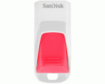 SanDisk Cruzer Edge 16GB White/Pink USB Flash Drive SDCZ51W-010G-B35P