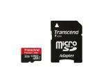 Transcend 32GB microSDHC Memory Card Premium 300x Class 10 UHS-I with microSD Adapter TS32GUSDU1
