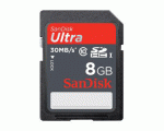 SanDisk Ultra SDHC 8GB Card Class 10 (30MB/second)