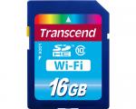 Transcend 16GB Wi-Fi SDHC Class 10 Memory Card TS16GWSDHC10