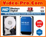 WD Blue 6TB 3.5-inch Desktop Hard Disk Drive 5400 RPM SATA 6 Gb/s 64MB Cache WD60EZARZ 3 Years Warranty