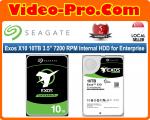 Seagate Exos Enterprise Capacity 10TB Helium 3.5Inch7200 rpm SATA III Internal HDD ST10000NM0086