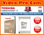 (Do Not List) [2-Hours Delivery]  Toshiba N300 16TB NAS Drive 7200RPM 256MB Cache SATA 3.5Inch Internal Hard Drive HDWG31GAZSTA 3Years Warranty