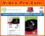 Seagate IronWolf Pro 16TB NAS Drive 7200RPM 256MB Cache SATA 3.5Inch Internal Hard Drive ST16000NE000