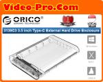 Orico 3.5 inch Type-C External Hard Drive Enclosure (3139C3)