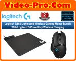 Logitech G502 Lightspeed Wireless Gaming Mouse Bundle With Logitech G PowerPlay Wireless Charging