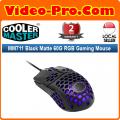 Cooler Master MM711 Black Matte 60G RGB Gaming Mouse with Lightweight Honeycomb Shell, Ultralight Ultraweave Cable, Pixart 3389 16000 DPI Optical Sensor