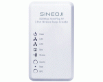 Sineoji PL500EW 500Mbps HomePlug AV 2-port Wireless Range Extender