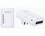 Sineoji PL504E AV500 Homeplug w/4Ports Switch