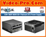 Fractal Design ION+ 660P 660W 80+ Platinum ATX Power Supply FD-PSU-IONP-660P-BK-UK