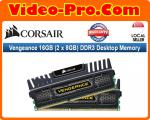 Corsair PC3-12800 Vengeance 16GB Kit  C9 (8Gx2) Black CMZ16GX3M2A1600C9