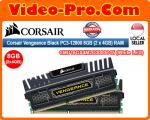 Corsair PC3-12800 Vengeance 8GB Kit Black C9 (4Gx2) CMZ8GX3M2A1600C9