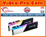 G.Skill Trident Z Neo DDR4-3200 16GB (2 x 8GB) 288-Pin DDR4 SDRAM  PC4-25600 Desktop Memory Model F4-3200C16D-16GTZN