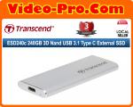 Transcend ESD240c 240GB 3D Nand USB 3.1 Type C External SSD TS240GESD240C
