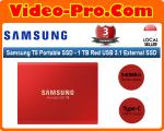 Samsung T5 1TB Red Portable USB 3.1 External SSD MU-PA1T0R/WW 3 Years Local Warranty