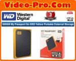 WD My Passport Go 500GB Yellow SSD Cobalt Portable External Storage, USB 3.0 - WDBMCG5000AYT