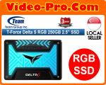 Team-Force Delta S RGB 2.5Inch 250GB SSD SATA III Internal RGB Solid State Drive (For MB with 12V RGB Header)