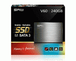 Silicon Power Velox V60 240GB SATA 6.0 Gb/s 2.5 inch Solid State Drive (SSD) SP240GBSS3V60S25