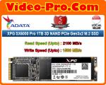 A-Data XPG SX6000 Pro 1TB 3D NAND PCIe Gen3x2 M.2 SSD