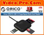 Orico CRS31A USB 3.0 SuperSpeed Multi-Card Reader for SD/SDHC/SDXC/MS/CF/TF Cards