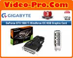Gigabyte GeForce GTX 1660 Ti Windforce OC 6GB 192-bit GDDR6 Graphic Cards GV-N166TWF2OC-6GD