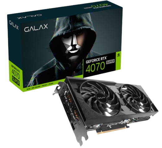 Galax GeForce RTX 4070 Super 1-Click Oc 2x 12GB GDDR6X Graphic Card