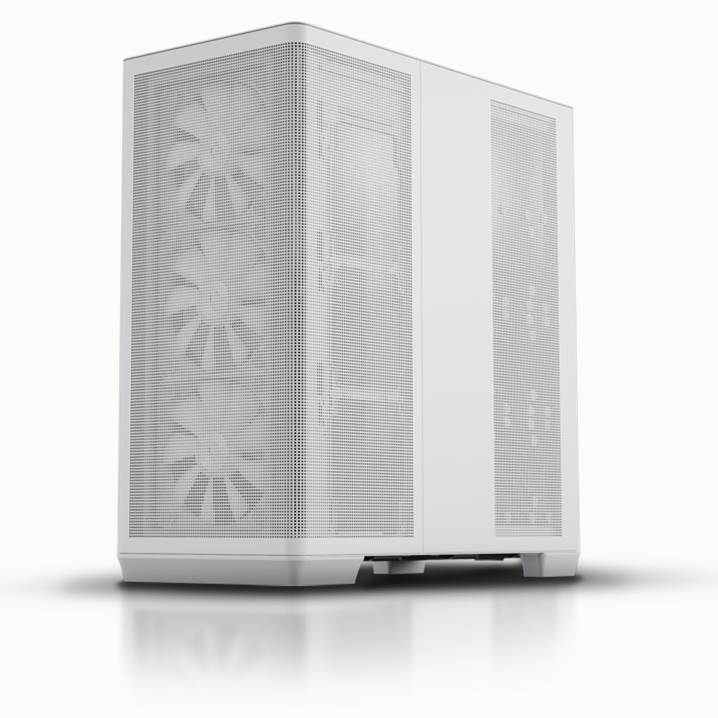 APNX Creator C1 White Mid-Tower Case (4xaRGB Fan,Glass Edition, 2-Years Warranty) APNX1001